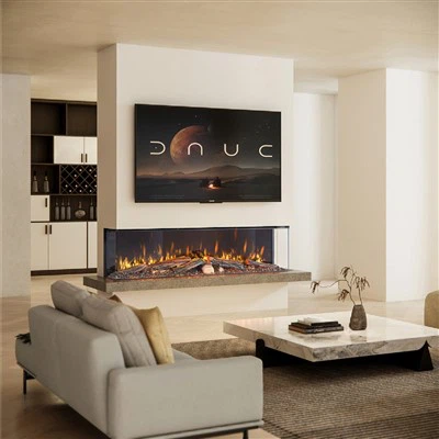 Pomysły na 3-stronny kominek elektryczny